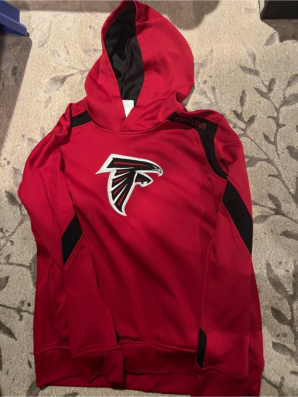 NFL Red & Black Falcons Kids Hoodie